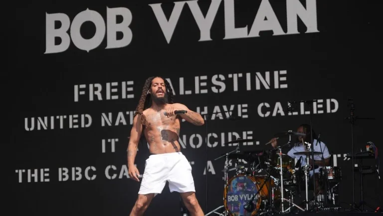 The real national shame is Britain’s complicity in mass killing – not a chant at Glastonbury